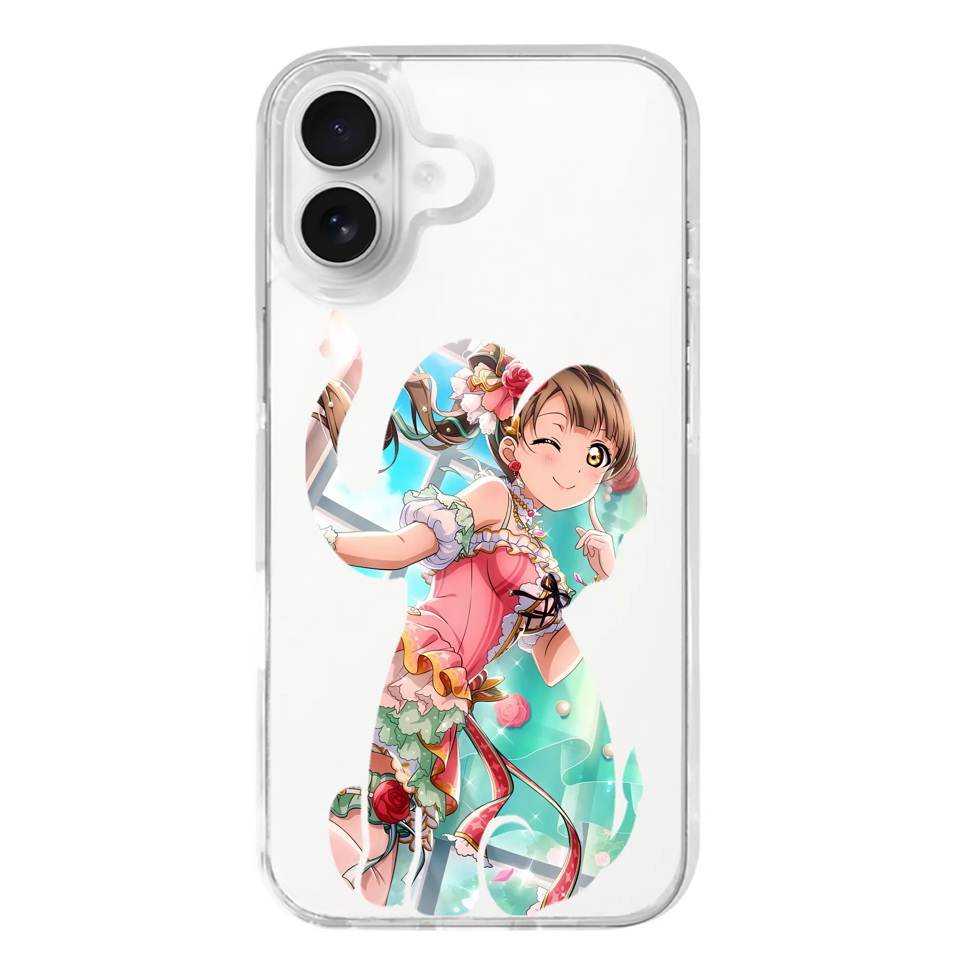 Love Live! グッズ,南ことり - iPhone 17シリーズ 透明スマホケース – 薄型・耐衝撃・精密フィット保護カバー